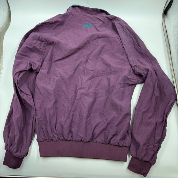 Vintage Pacesetter Disney Mighty Ducks Light Jacket Coat Size Sm Green Purple - Picture 2 of 4